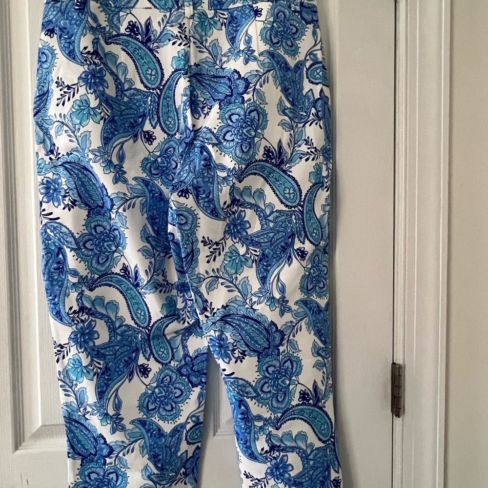 Boston Proper pull on pants w/stretchy waist with ankle slits & pockets. 16 - Picture 5 of 9